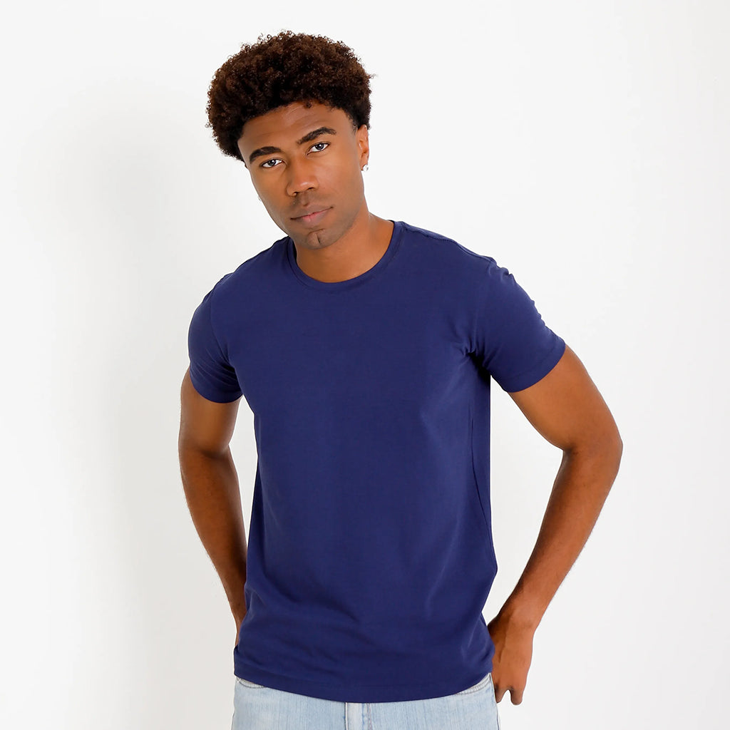 Kit 4 Camisetas Básicas Algodão Egípcio