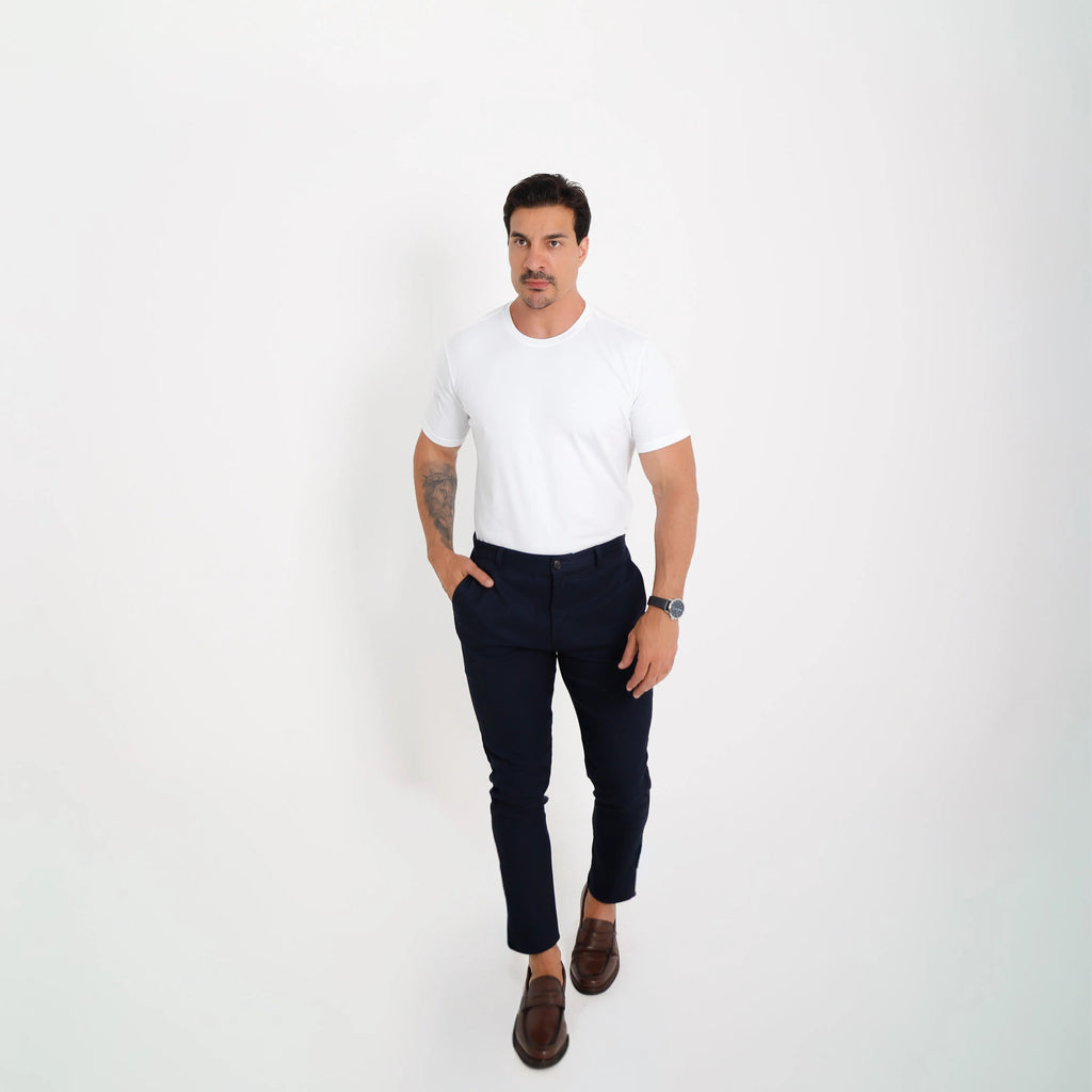 Kit 4 Camisetas Básicas Algodão Egípcio