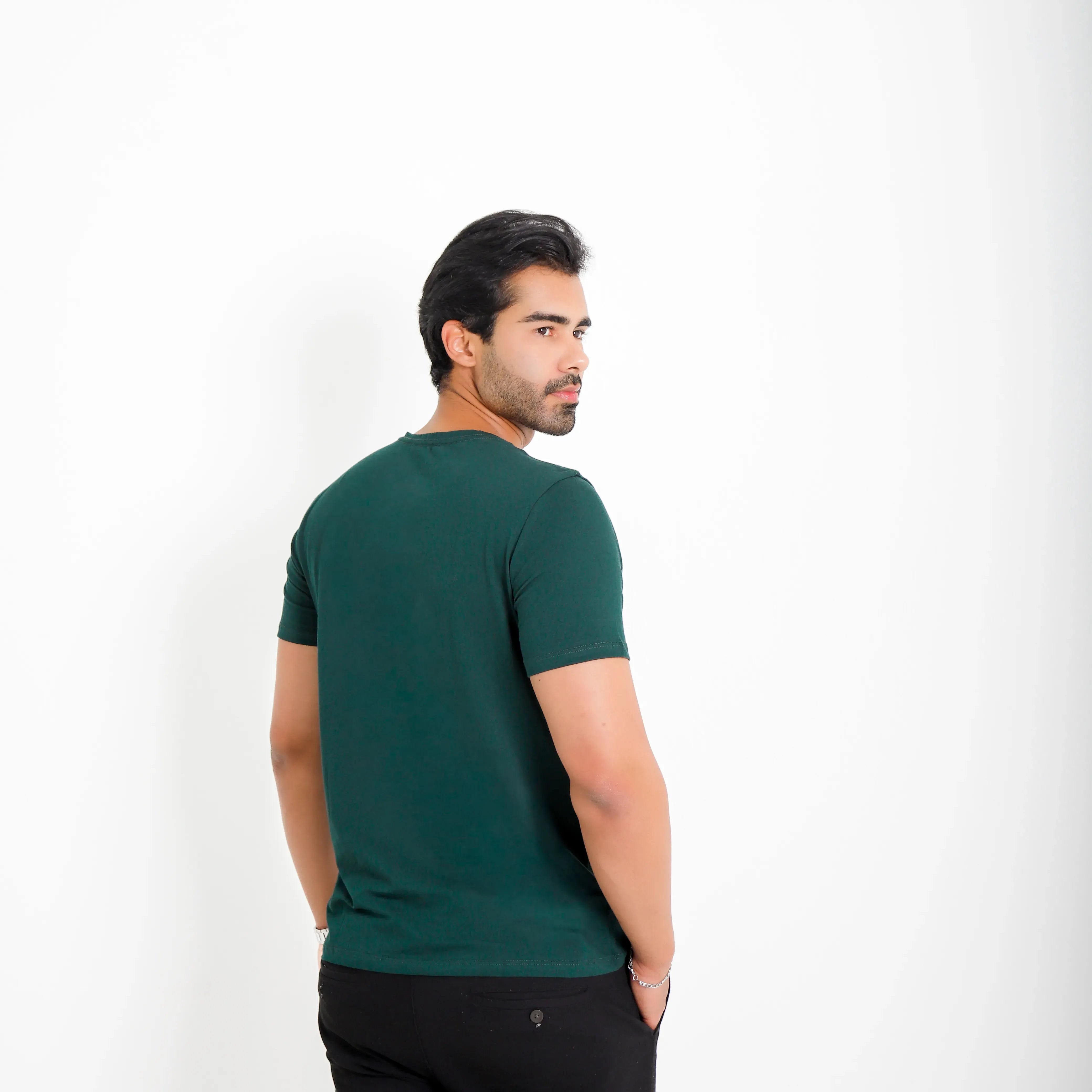 Kit 4 Camisetas Básicas Algodão Egípcio