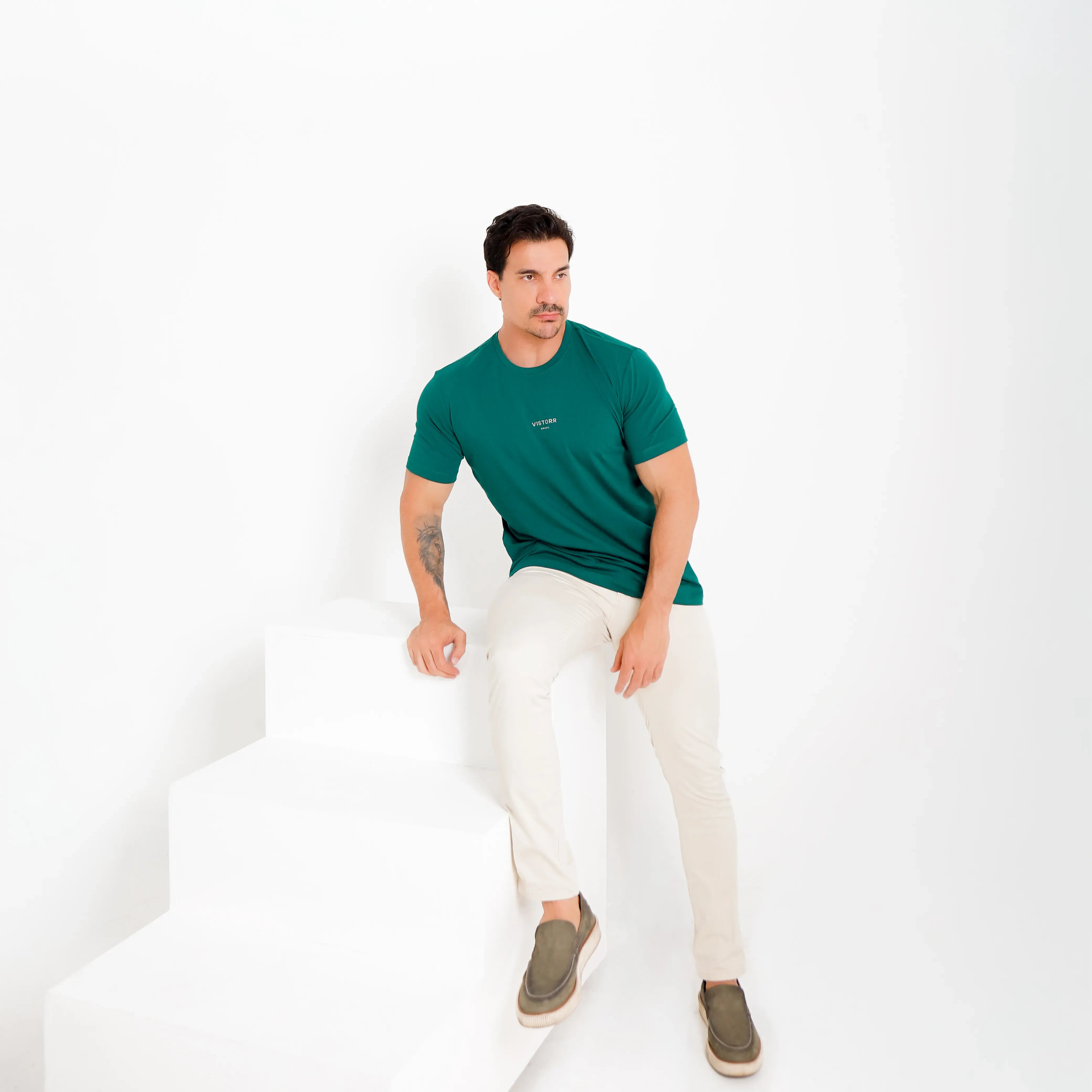 Camiseta Algodão Egípcio Masculina VISTORR