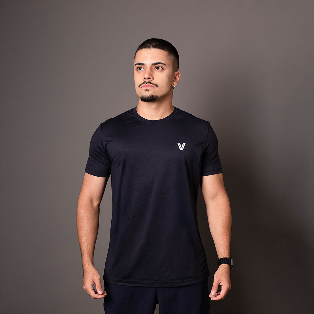 Camiseta Poliamida Masculina Preta Vistorr V