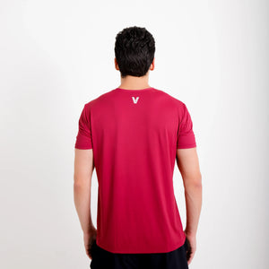 Camiseta de poliamida bordô Vistorr Brasil